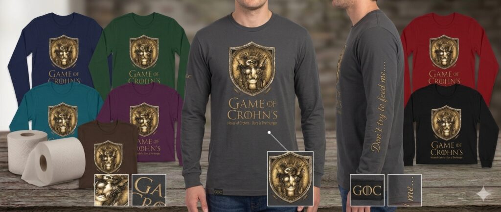 Game of Crohn's Hoodie – Black (Coming Soon)