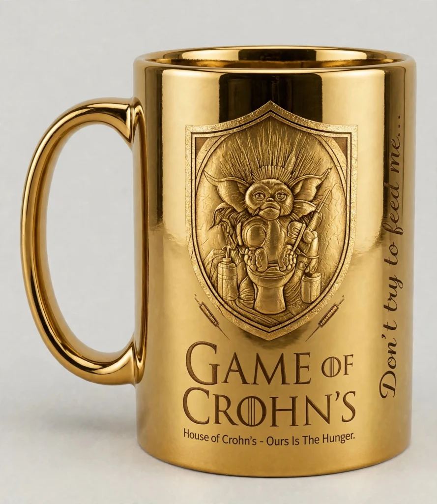 Game of Crohn's Mug – Metallic Gold (Coming Soon)