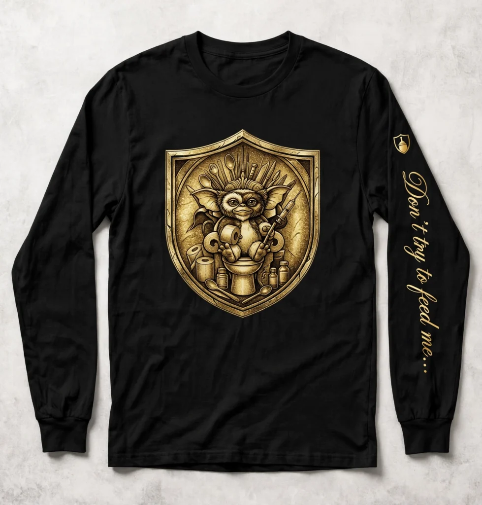 Game of Crohn's Long-Sleeve – Black Slogan Arm (Coming Soon)