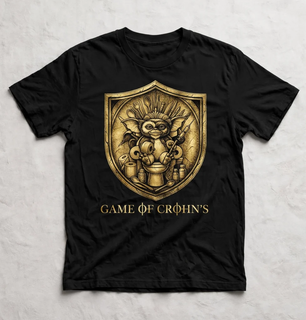 Game of Crohn's T-Shirt – Black Crest (Coming Soon)